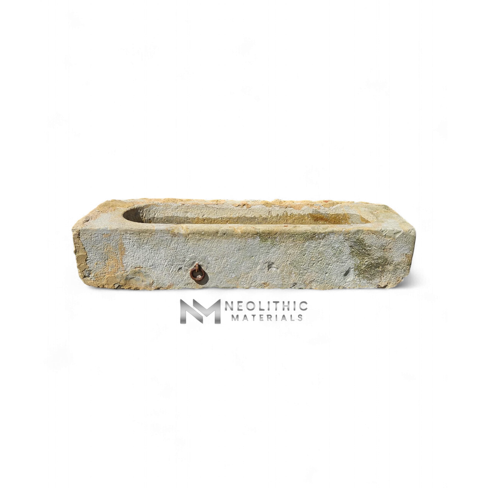 French Antique 19th Century Limestone Trough